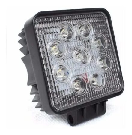 Faro Led Cuadrado Off-Road 9 Led 27W