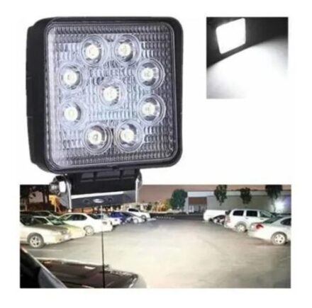 Faro Led Cuadrado Off-Road 9 Led 27W