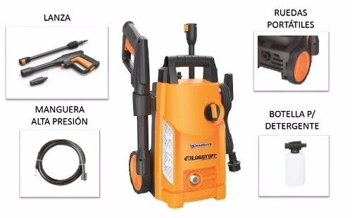 Hidrolavadora Lusqtoff 105 Max bar 1200w Alta Presion+Ruedas - Vacepa  Autopartes