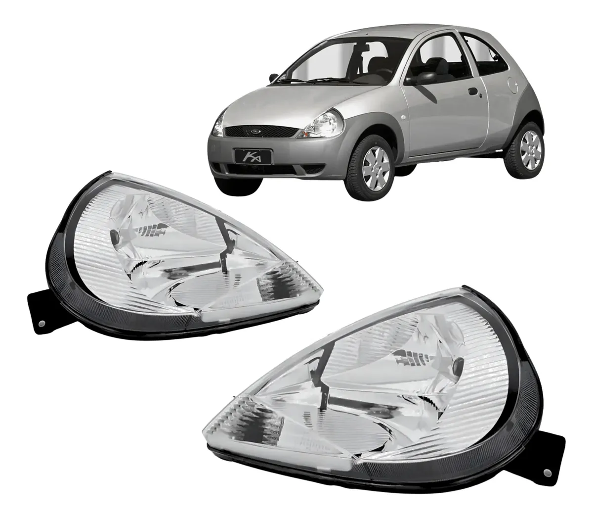 Optica Ford Ka 1997-2008 Giro Cristal