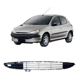 Grilla Paragolpe Peugeot 206 1999-2003 Central